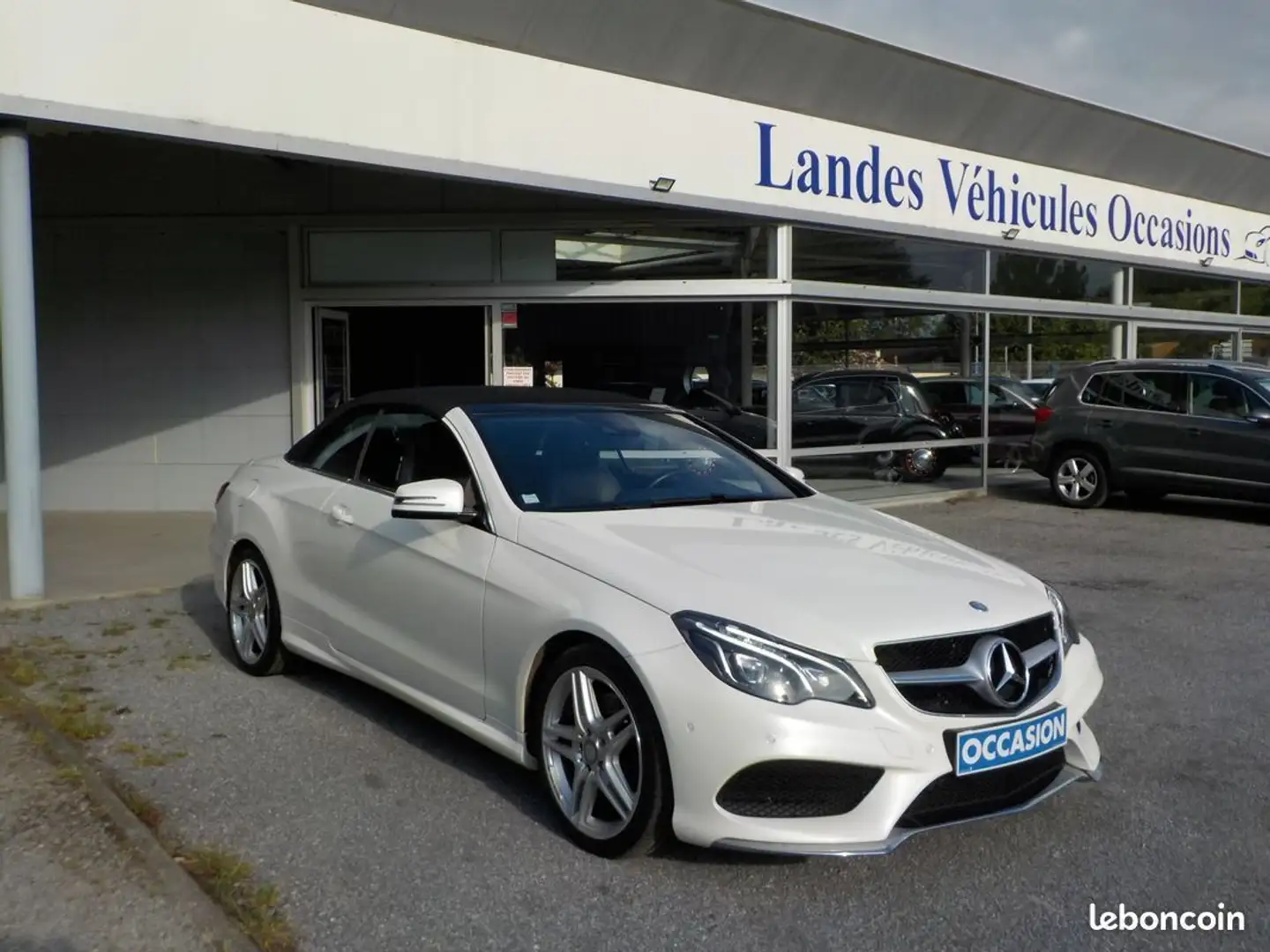 Mercedes-Benz E 220 MERCEDES CABRIOLET 220d SPORTLINE 7g-Tronic Blanc - 2