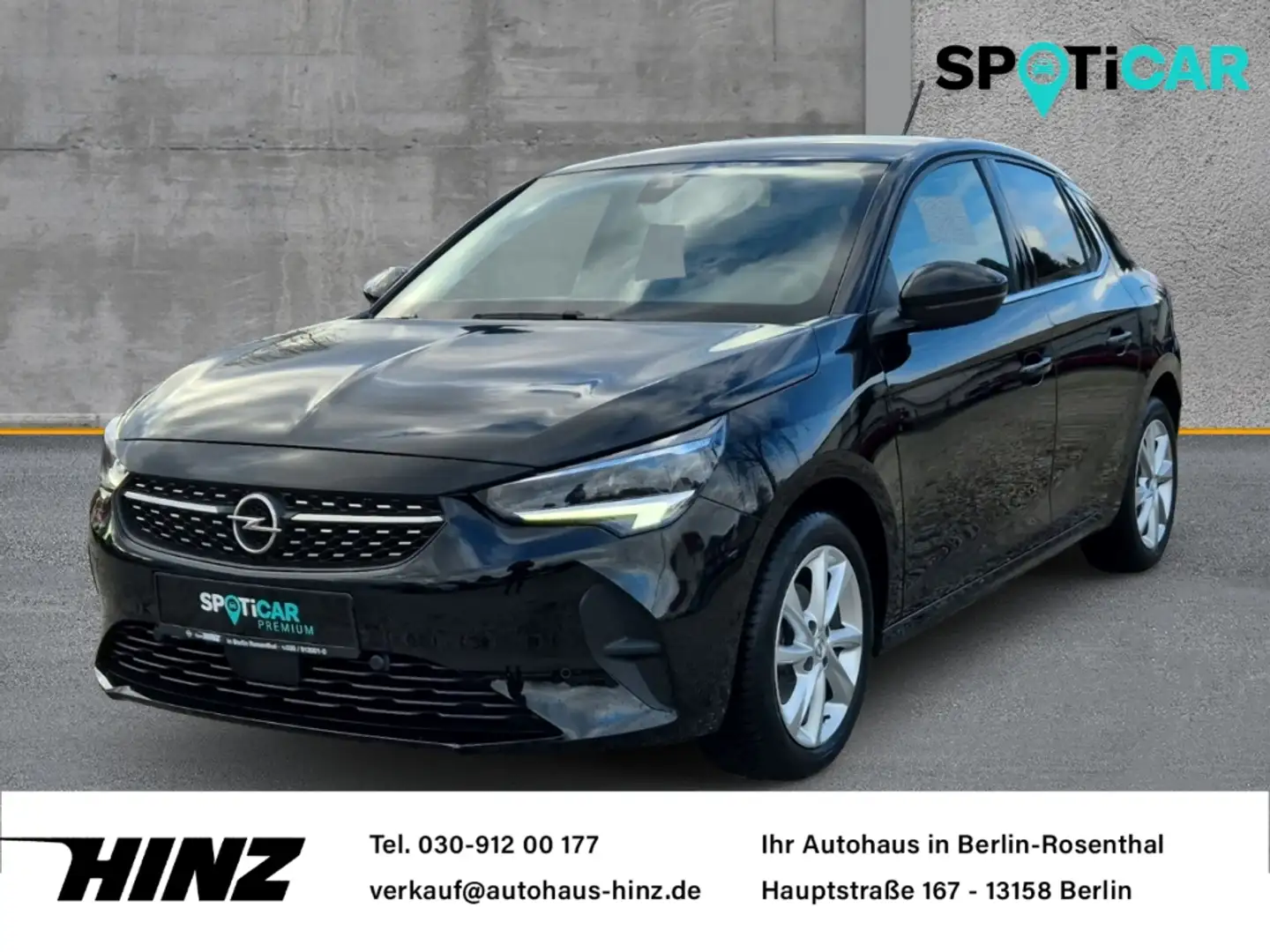 Opel Corsa F Elegance 1.2,PDCv+hi,Kamera,Klimaaut,LED Noir - 1