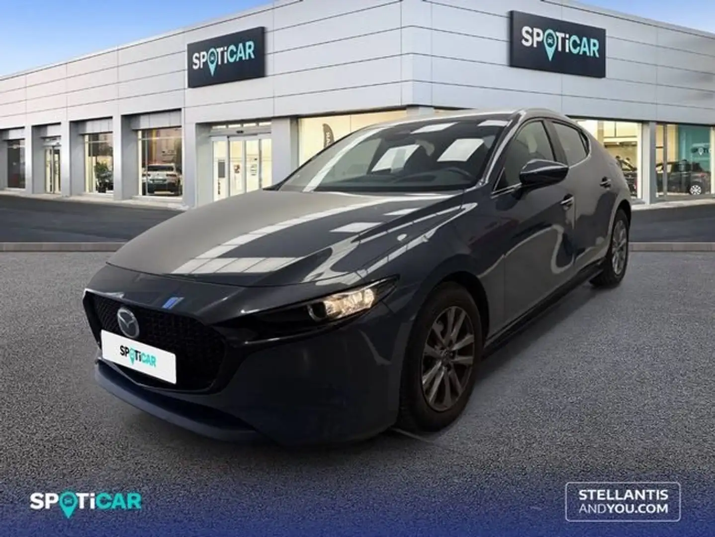Mazda 3 2.0 e-Skyactiv-G Prime-line 90kW Gris - 1
