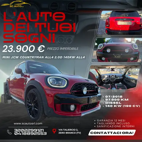 MINI JCW Countryman All4 2.0d 140kw all4