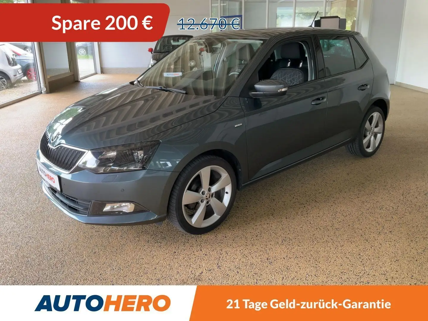 Skoda Fabia 1.0 TSI Clever*NAVI*ACC*PDC*SHZ*KLIMA* Grau - 1