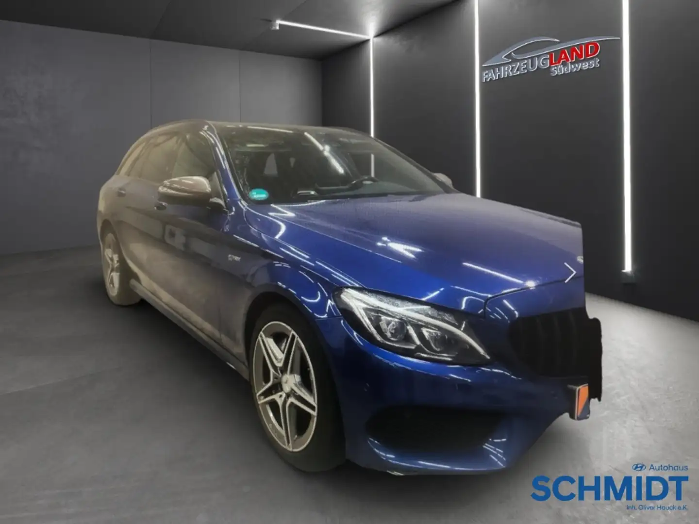 Mercedes-Benz C 43 AMG T 4Matic Pano Performance Sitze & AGA Designo Manu Bleu - 2