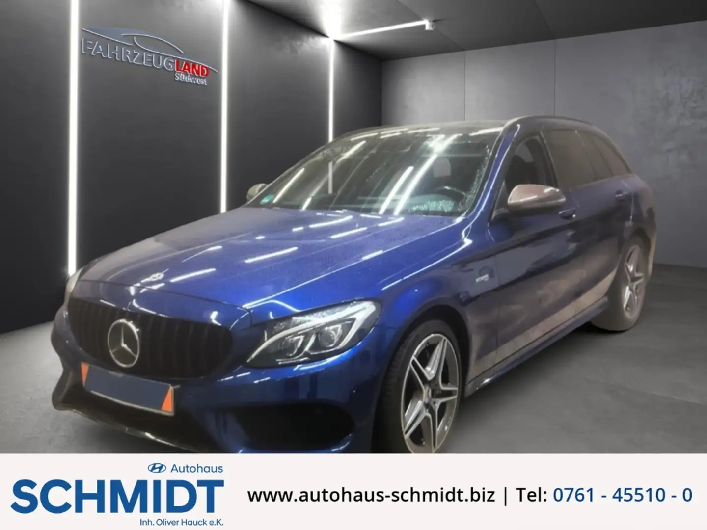 Mercedes-Benz C 43 AMG T 4Matic Pano Performance Sitze & AGA Designo Manu Bleu - 1
