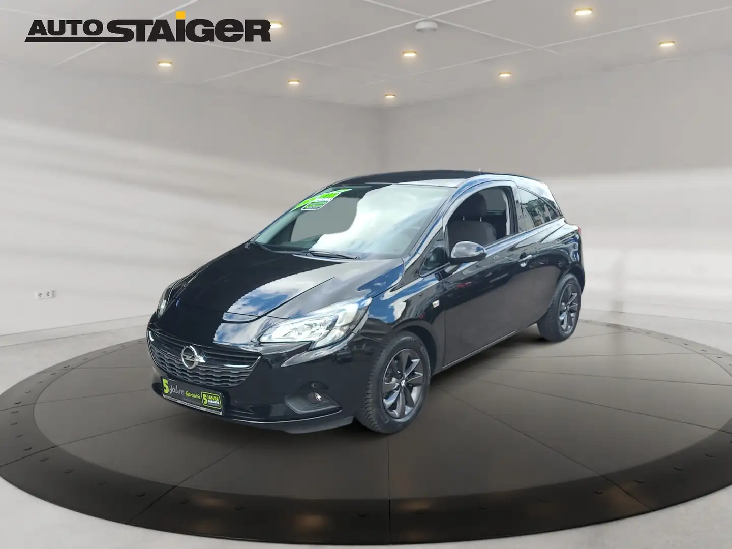 Opel Corsa E 1.4 Automatik*Allwetter*Parksns*Sitzhzg. Nero - 2