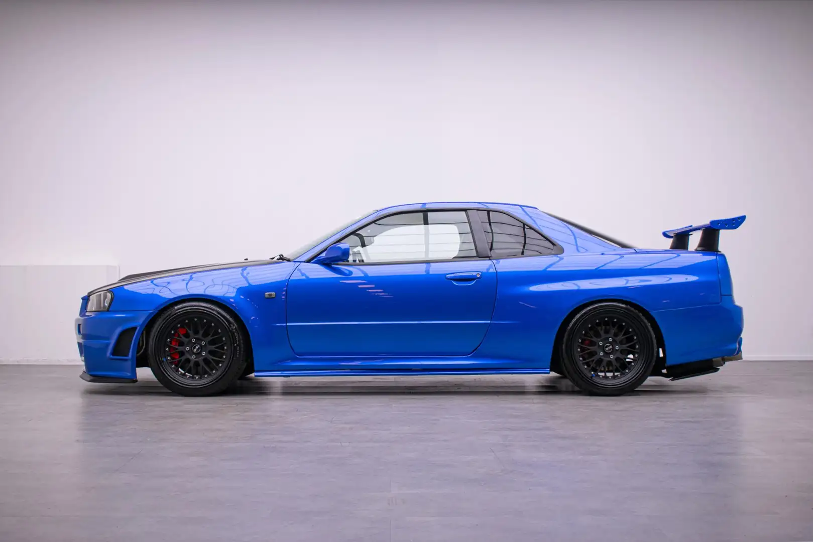 Nissan Skyline R34 GT-T Bayside Blue GT-R exterior Modrá - 2