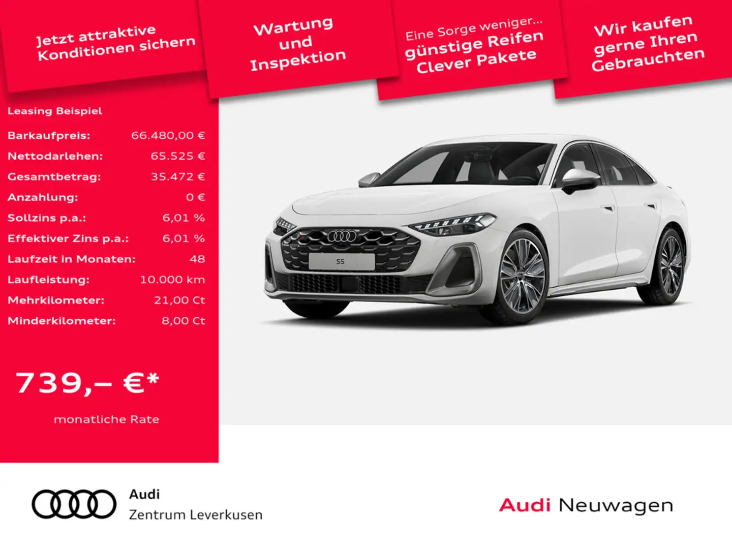 Audi S5 Limousine KAM NAVI LED HUD VIRT PDC SHZ KL Schwarz - 1