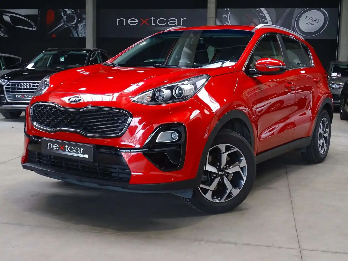 Kia Sportage 1.6i More *LED-NAVI-CAMERA-CRUISE* Rouge - 1