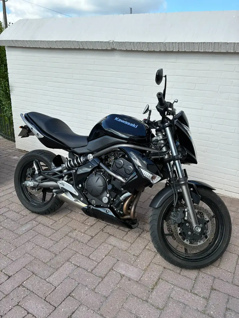 Kawasaki ER - 6 N (mogelijkheid 35 KW / A2 Rijbewijs) Noir - 2