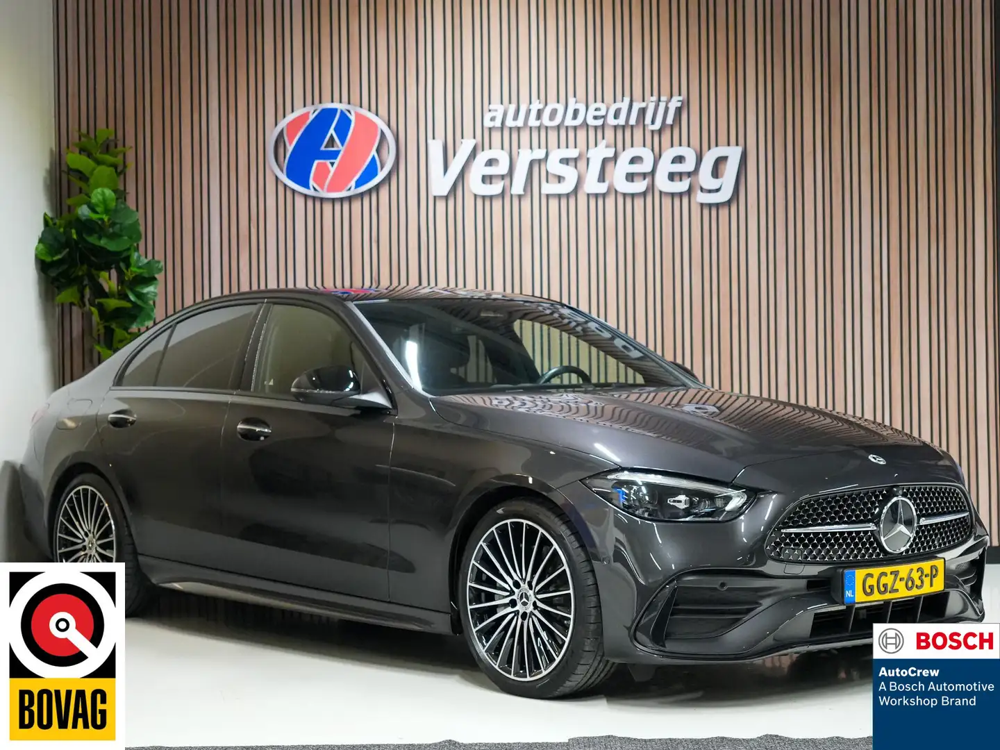 Mercedes-Benz C 180 Star Edition AMG Line |Burmester|trekhaak Grau - 1