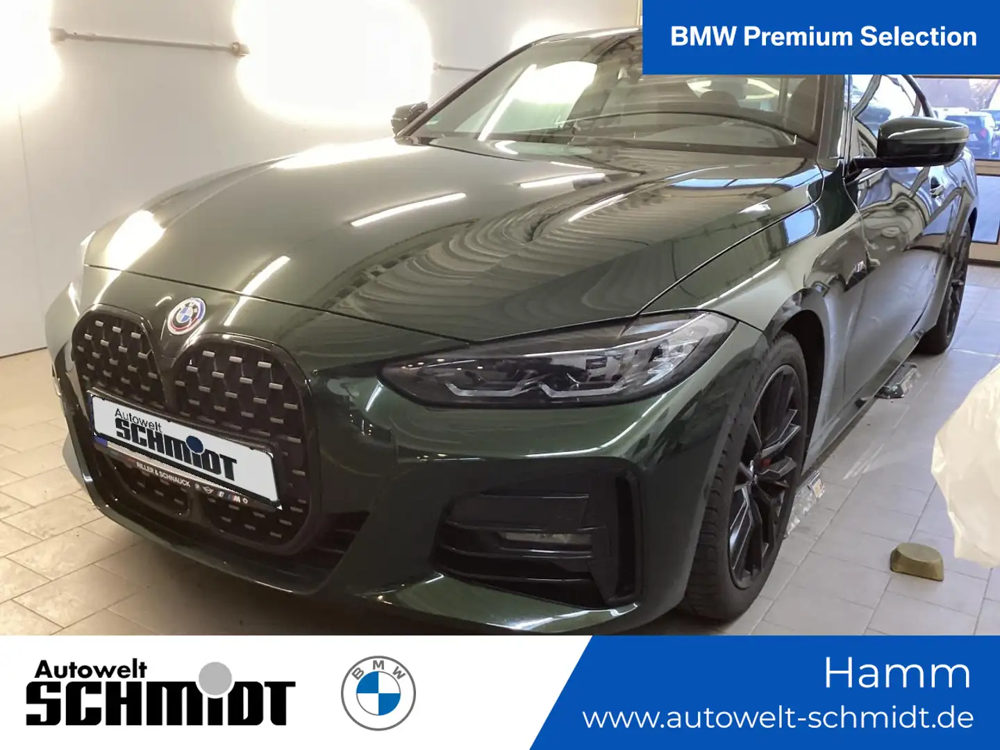 BMW 420 i Coupe M Sport + 2Jahre-BPS.-GARANTIE Grün - 1