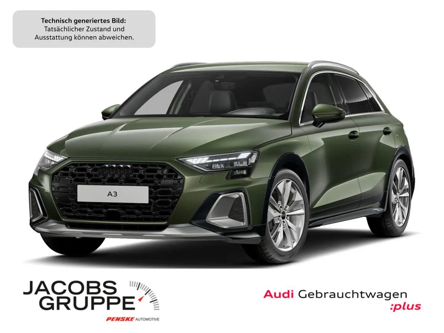 Audi A3 allstreet 35 TFSI S-tronic AHK/Kamera/Matrix/Navi Plus/Standheizung Grün - 1