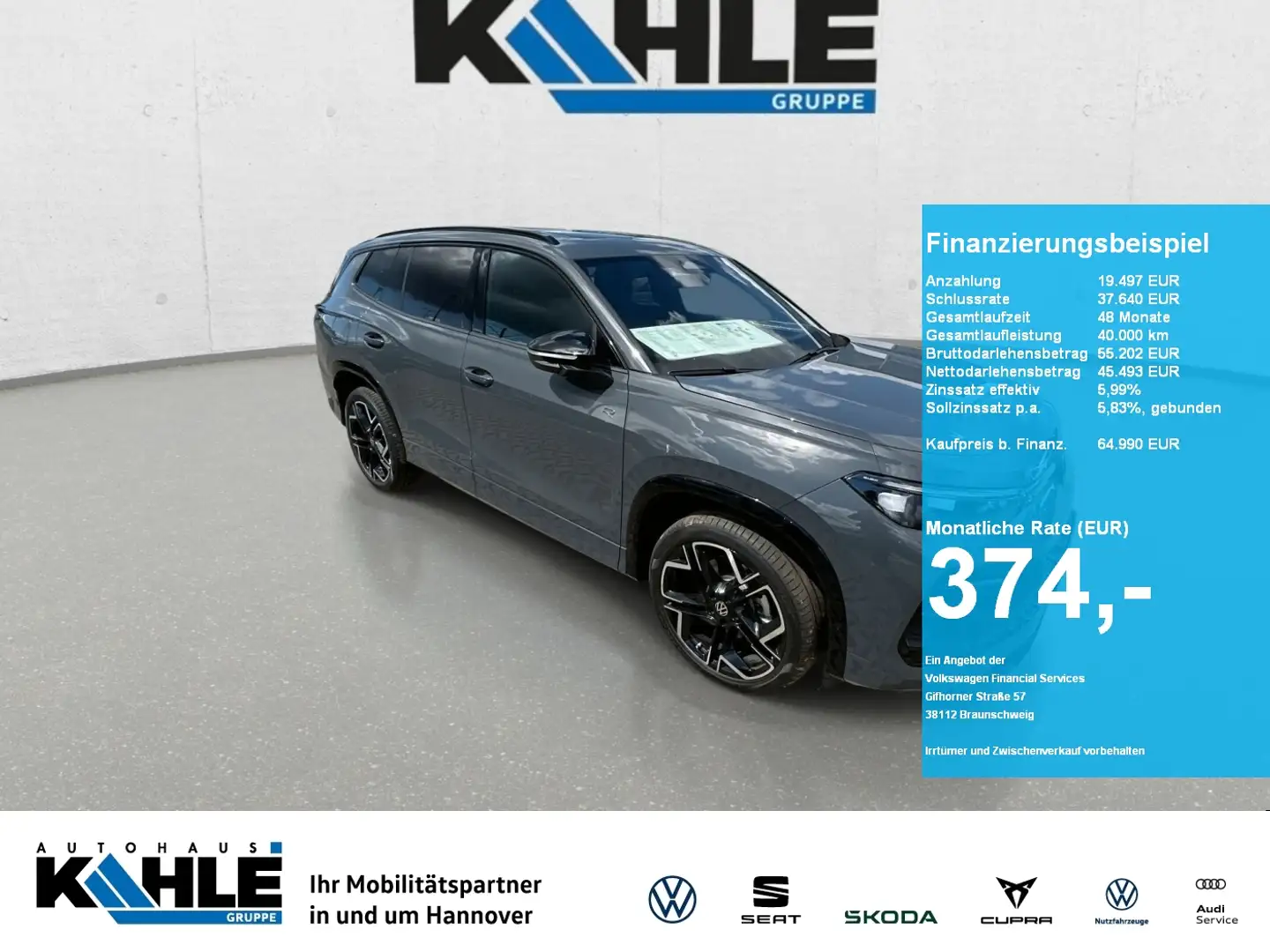 Volkswagen Tayron 1.5 eHybrid DSG OPF R-Line BlackStyle Leder Pano A Grau - 1