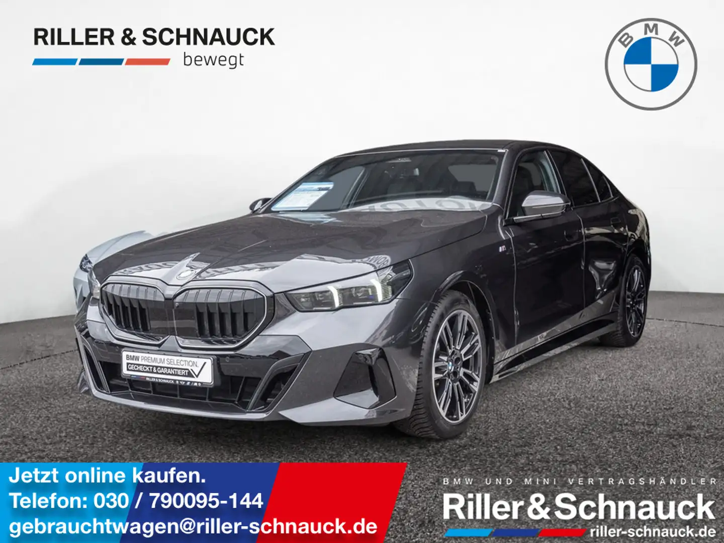BMW 520 i M-Sport Pro STANDHZG+ACC+HUD+MEM Grau - 1