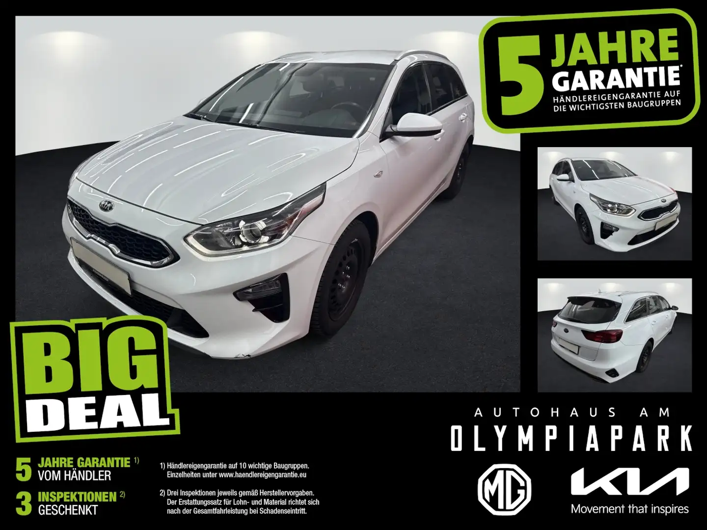 Kia Ceed SW / cee'd SW Ceed Sportswagon 1.4 T-GDI Vision SHZ Kam. LM Weiß - 1