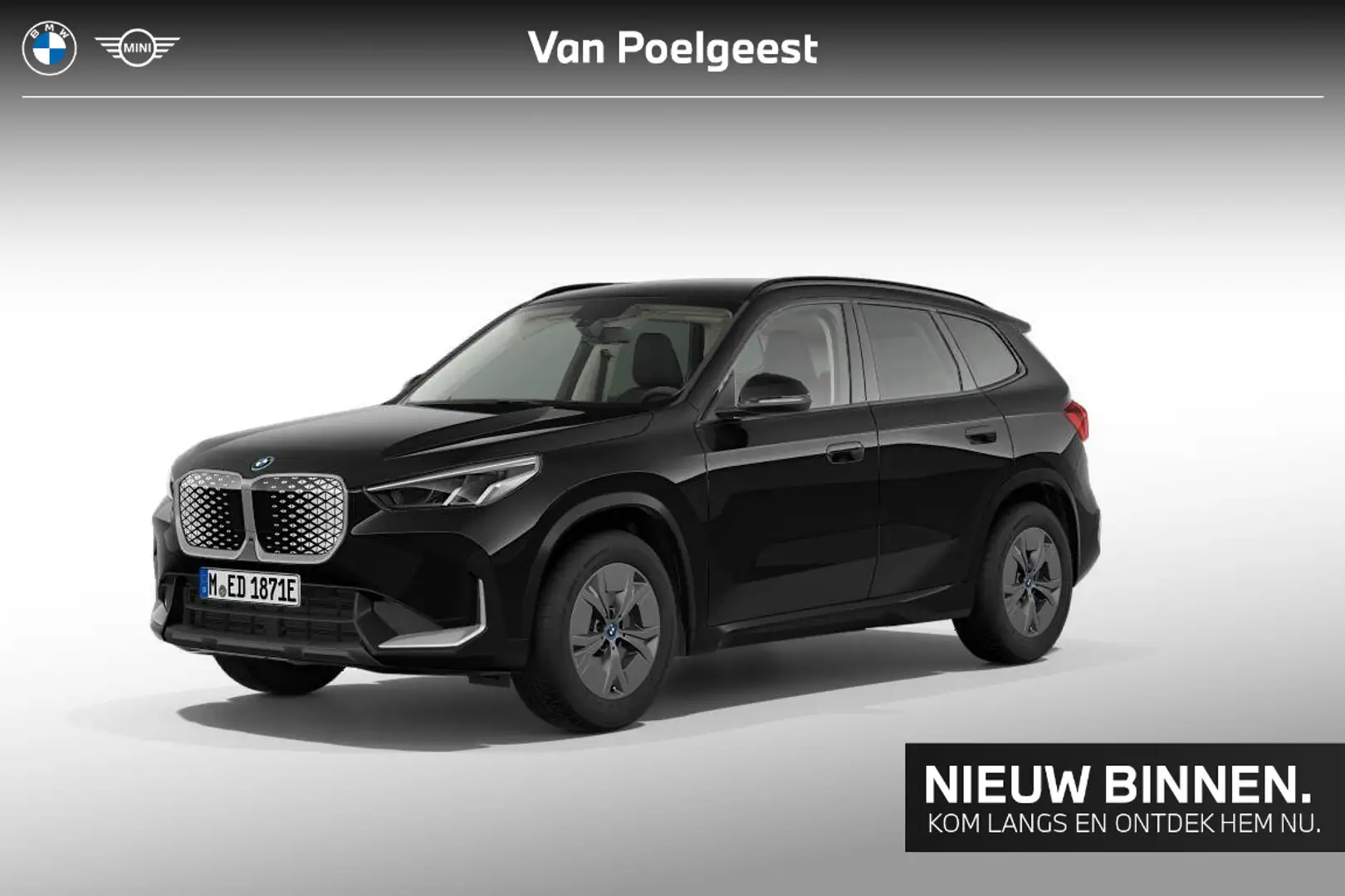 BMW iX1 eDrive20 Zwart - 1