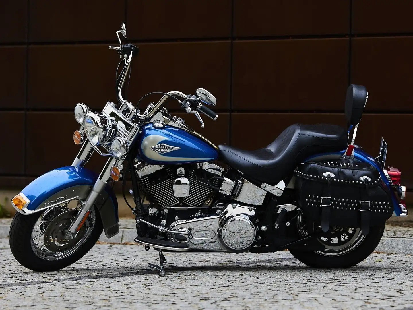 Harley-Davidson Heritage Softail Classic 96 Blauw - 1