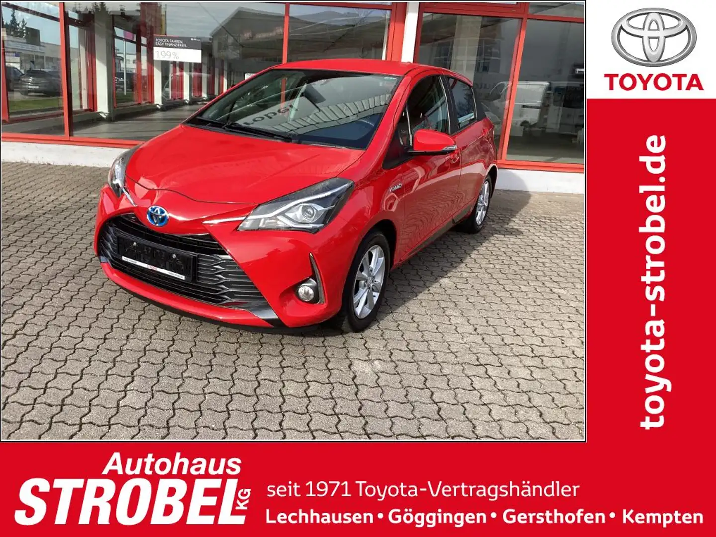 Toyota Yaris Hybrid 1.5 VVT-i Y20 Team Deutschland Rot - 1