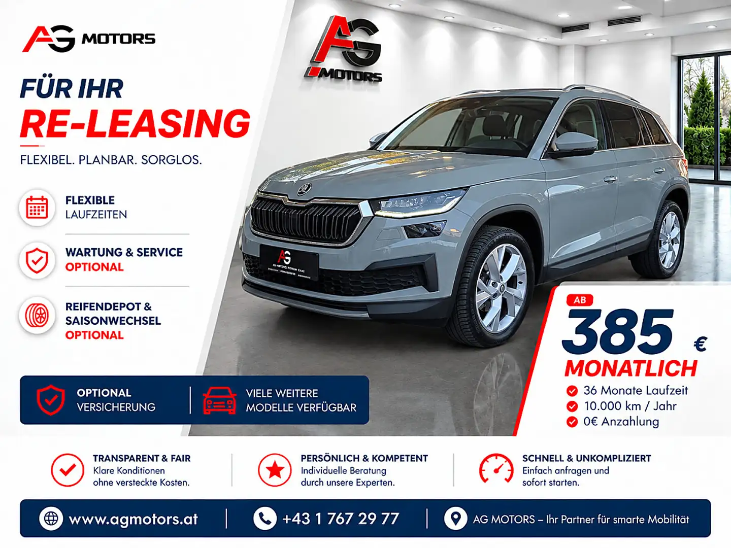 Skoda Kodiaq 1,5 TSI ACT Style Limited 7 Sitze DSG Grau - 1