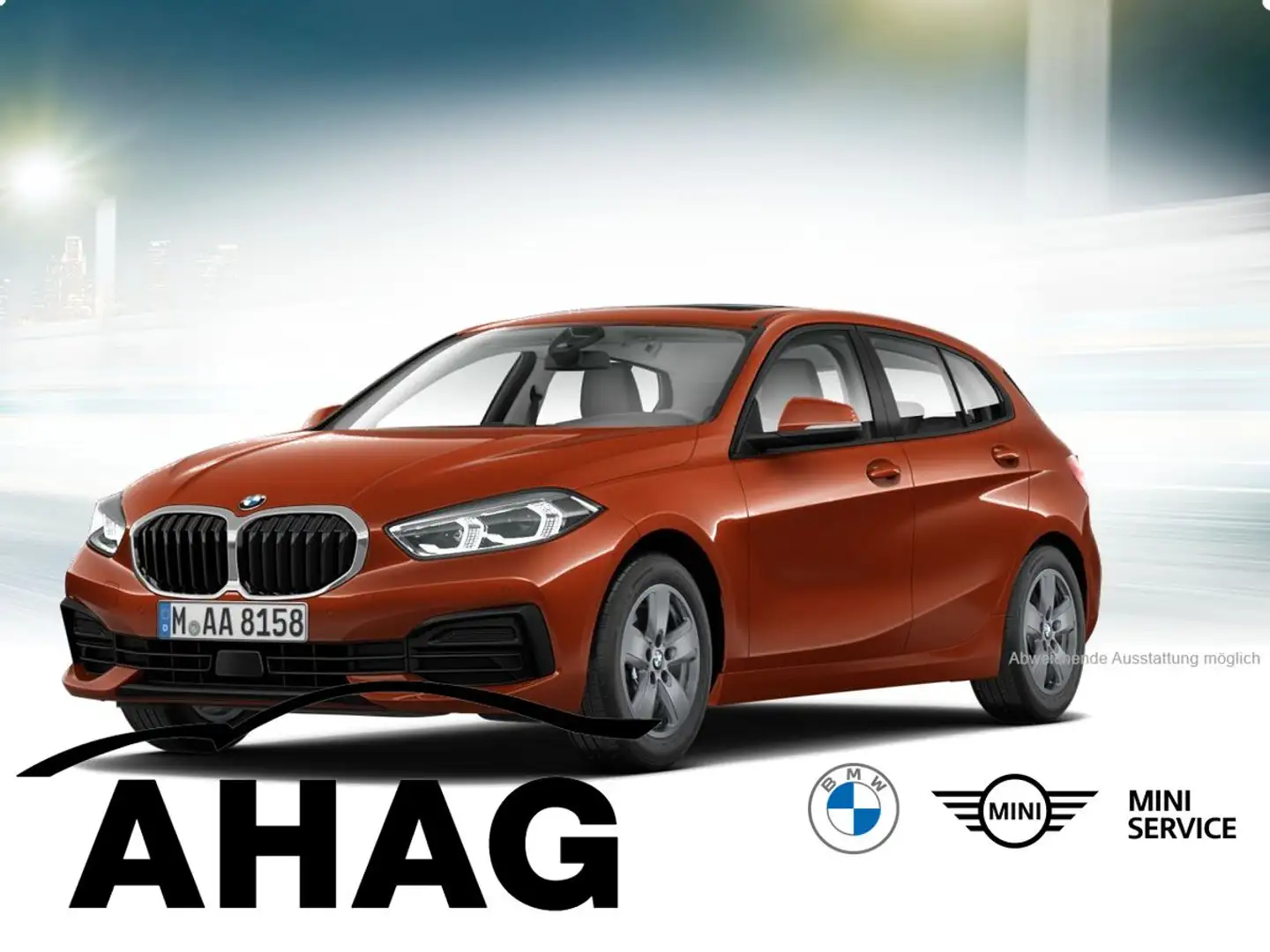 BMW 116 i Advantage Panorama Klimaaut. Komfortzugang Orange - 2
