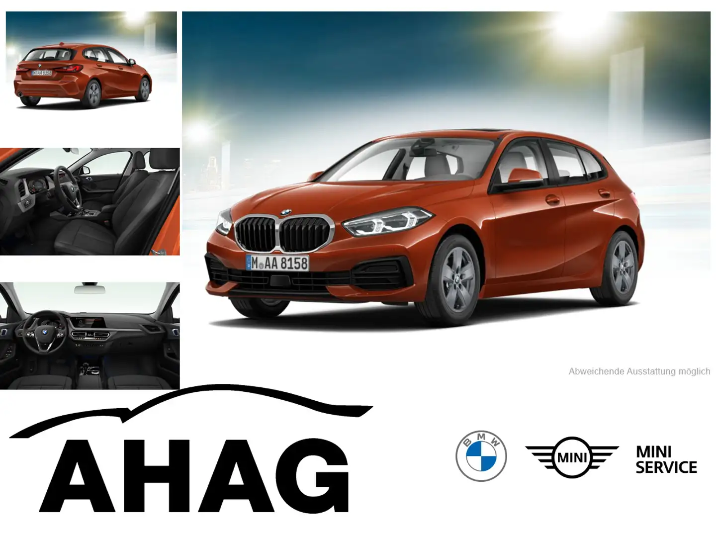 BMW 116 i Advantage Panorama Klimaaut. Komfortzugang Orange - 1