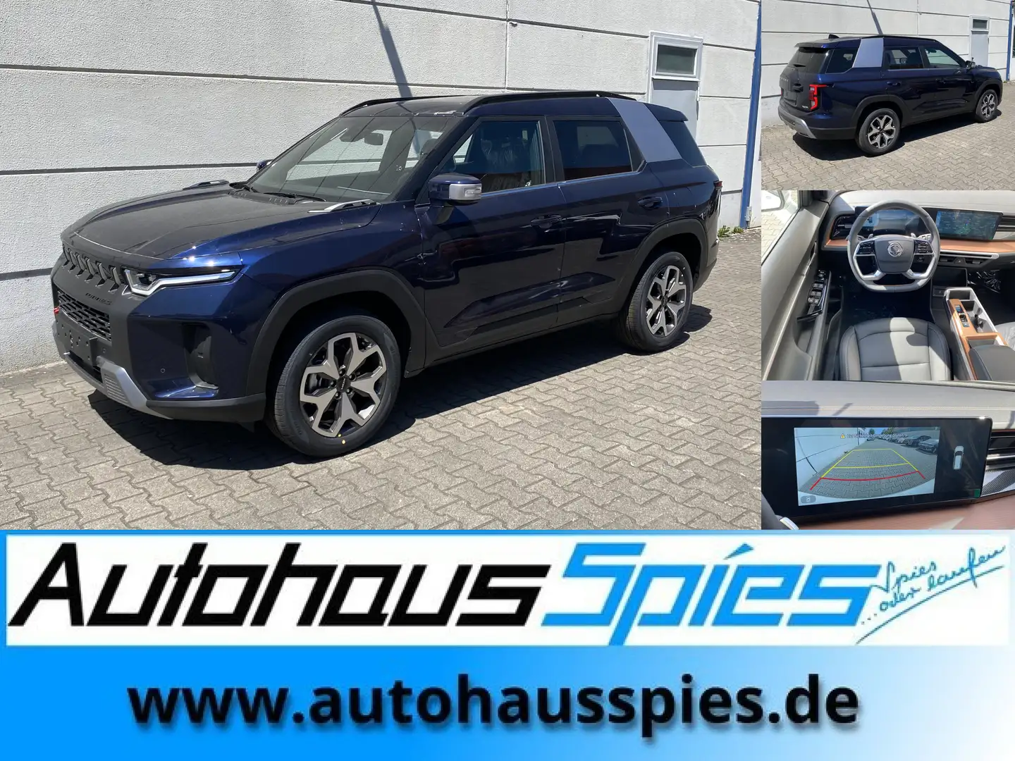SsangYong Torres 1.5 T-GDI 2WD AT Nomad ACC TotwAss Alu18 Ledr Shz Blau - 1