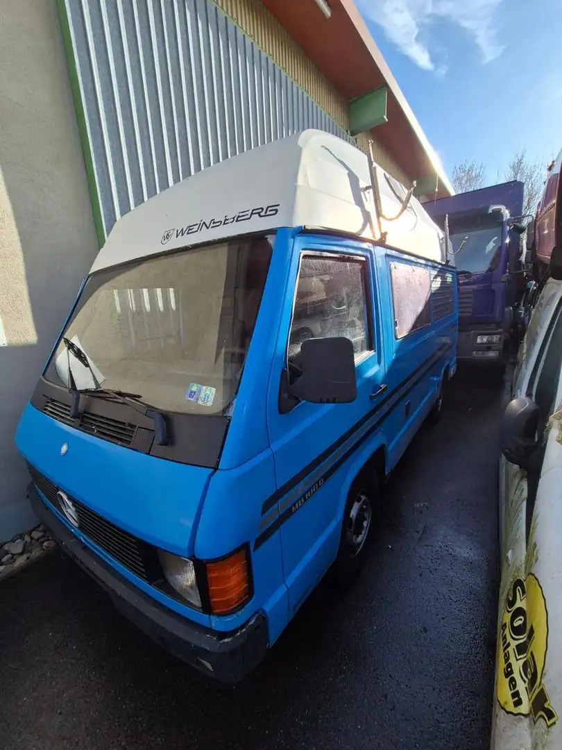 Mercedes-Benz MB 100 MB100D Weinsberg WohnMobil Original Blau - 1
