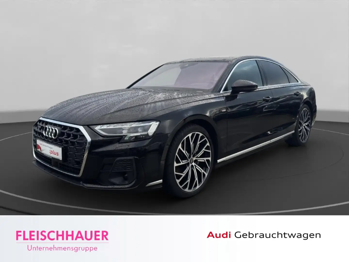 Audi A8 50 TDI qu. S-Line Matrix+Pano+20''+B&O+Stdhzg+HUD+ Schwarz - 1