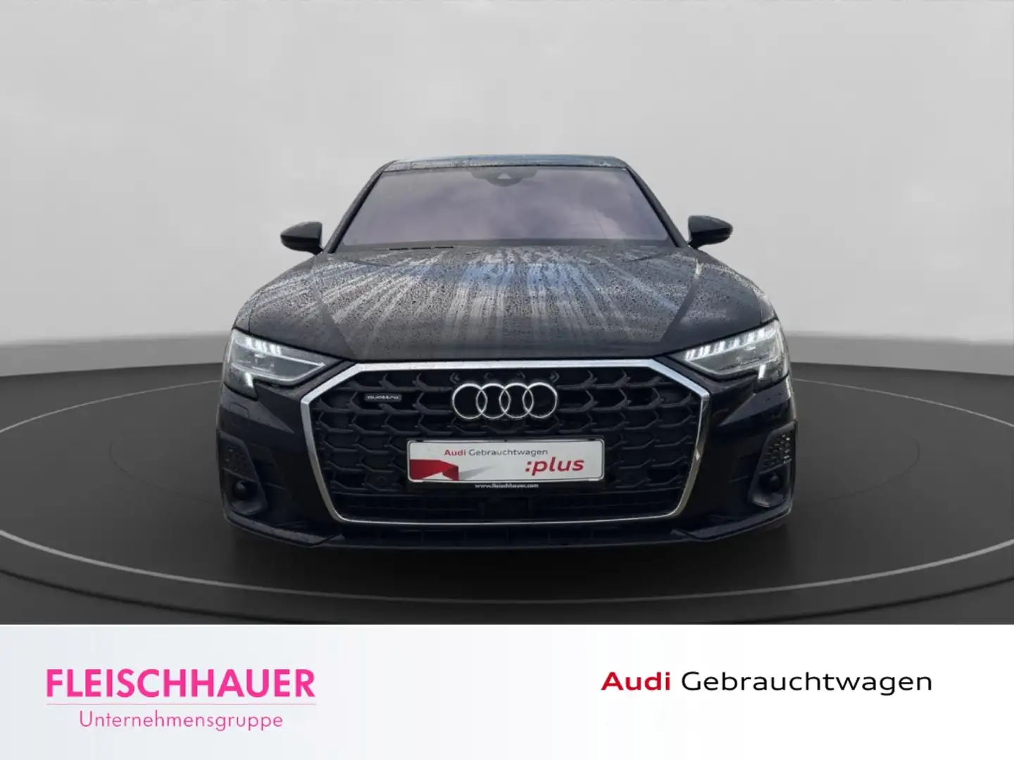 Audi A8 50 TDI qu. S-Line Matrix+Pano+20''+B&O+Stdhzg+HUD+ Schwarz - 2