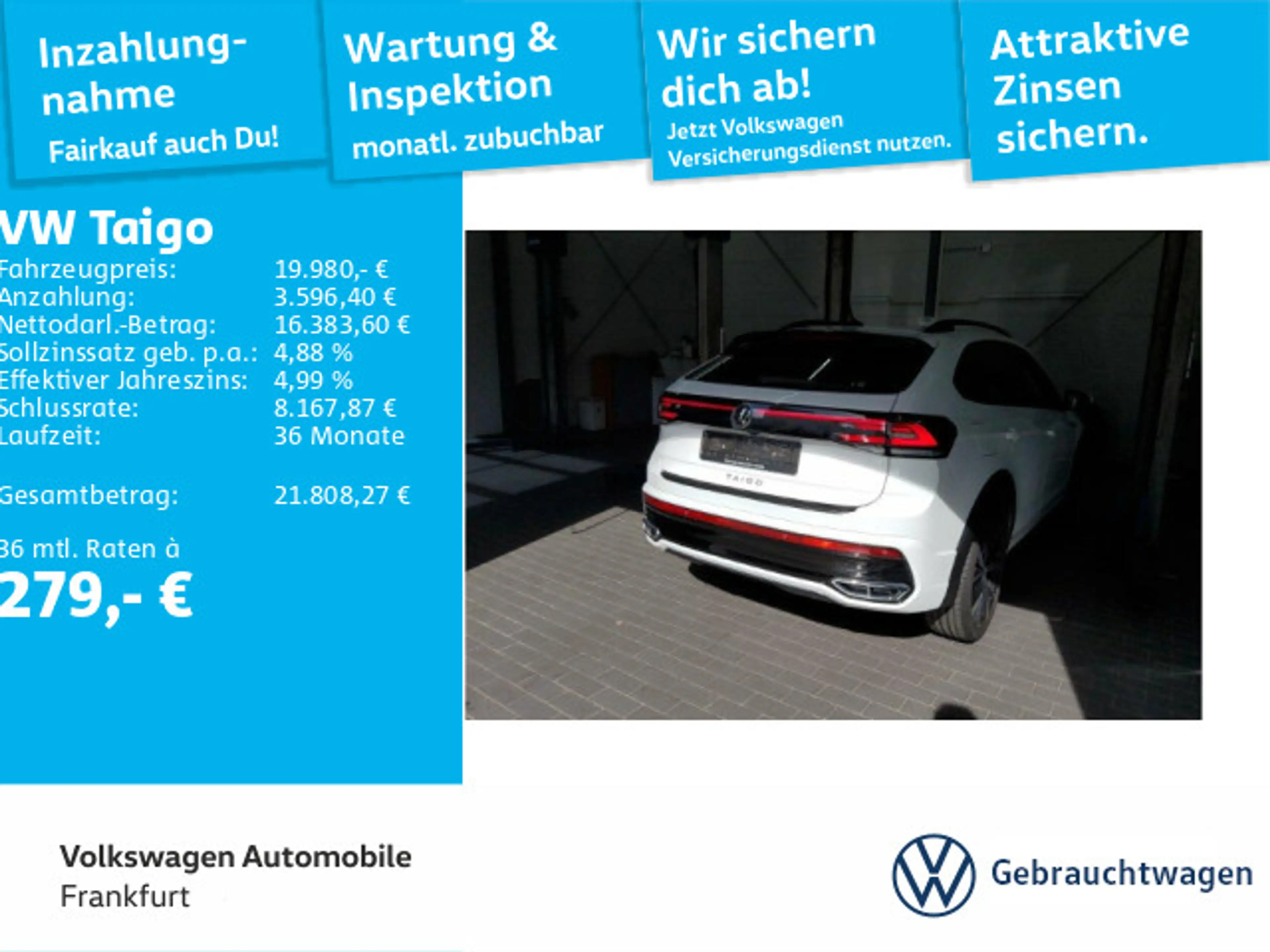 Volkswagen Taigo 1.0 TSI R-Line Navi IQ.Light-Matrix-LED Re — photo 2