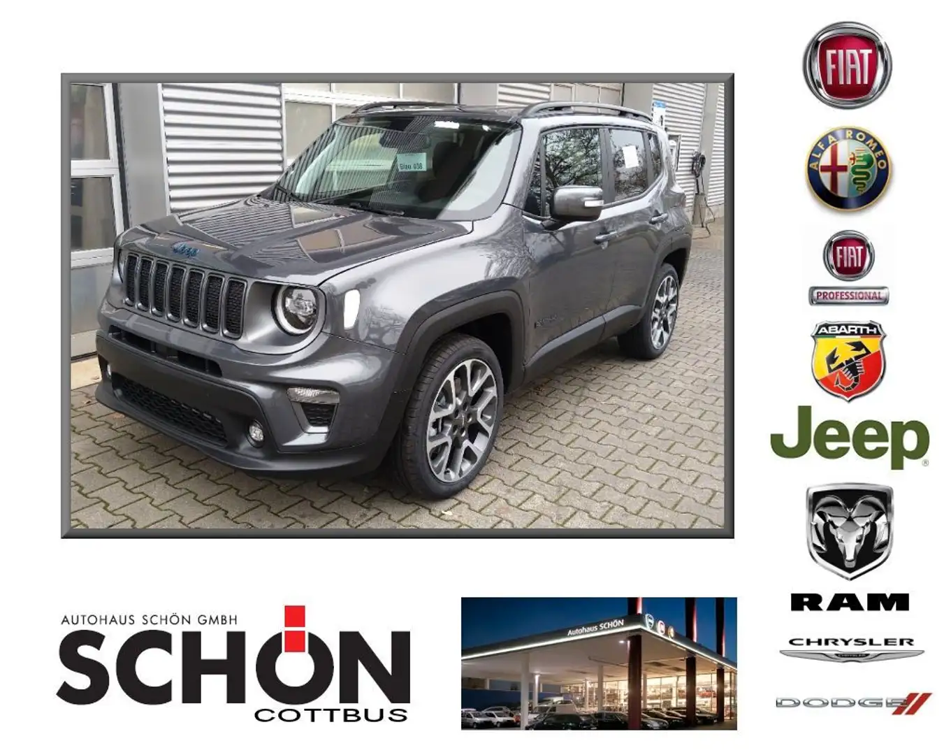 Jeep Renegade S Plug In Hybrid 4xe Allrad*Automatik Grau - 1