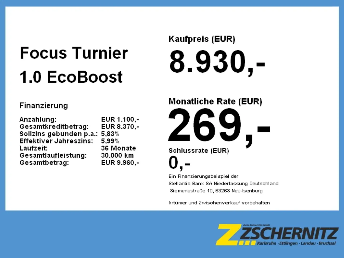 Ford Focus Turnier 1.0 EcoBoost  Cool & Connect SHZ Grigio - 2