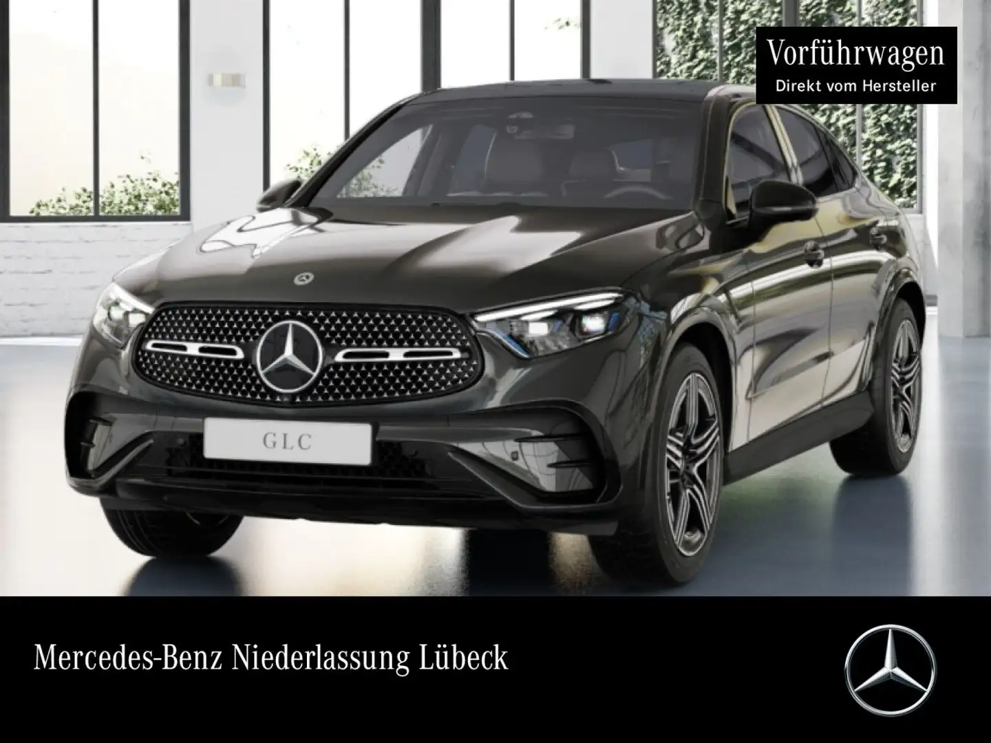 Mercedes-Benz GLC 200 4M AMG+NIGHT+PANO+360+AHK+TOTW+KEYLESS+9G Grau - 1