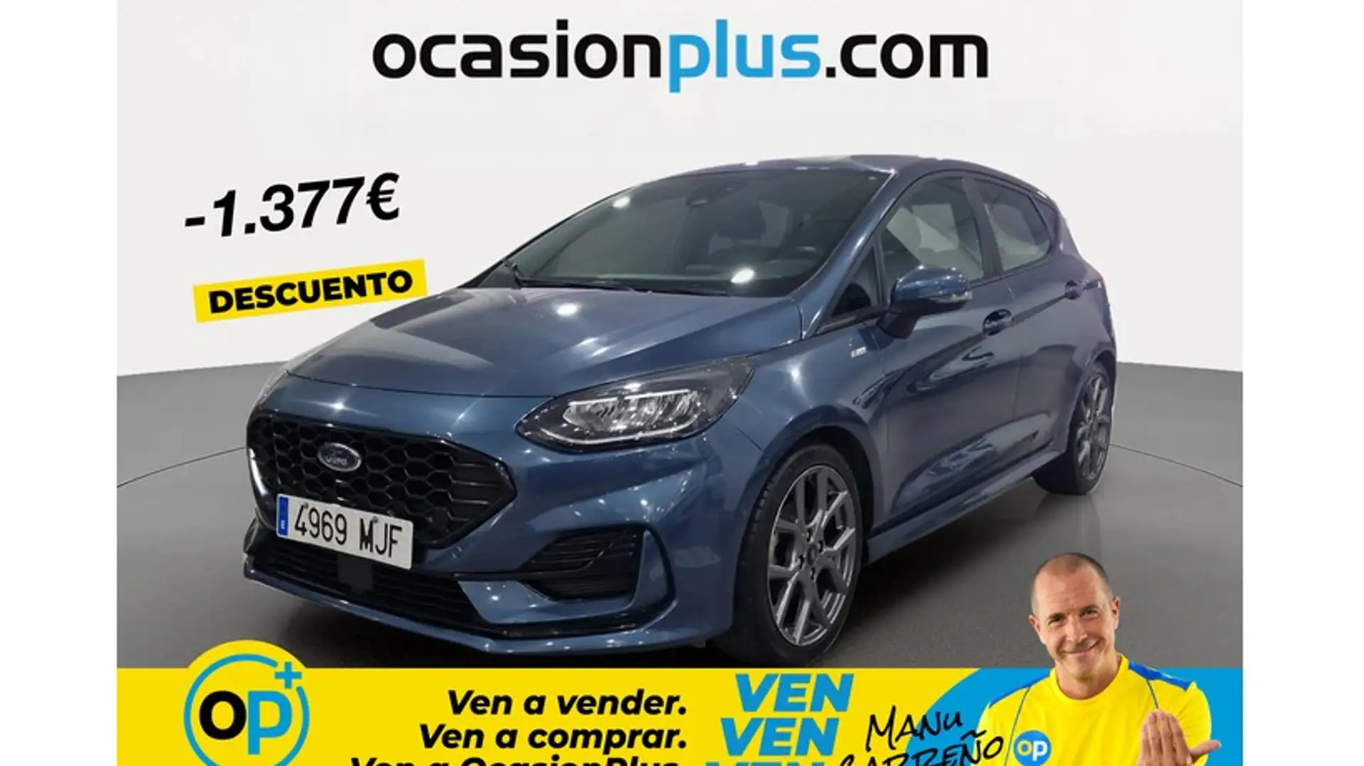 Ford Fiesta 1.0 EcoBoost MHEV ST Line 125 Azul - 1
