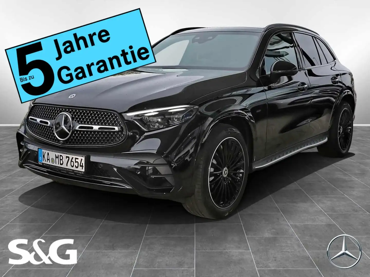 Mercedes-Benz GLC 300 d 4M AMG Panoramadach+Standheizung+360° Noir - 1