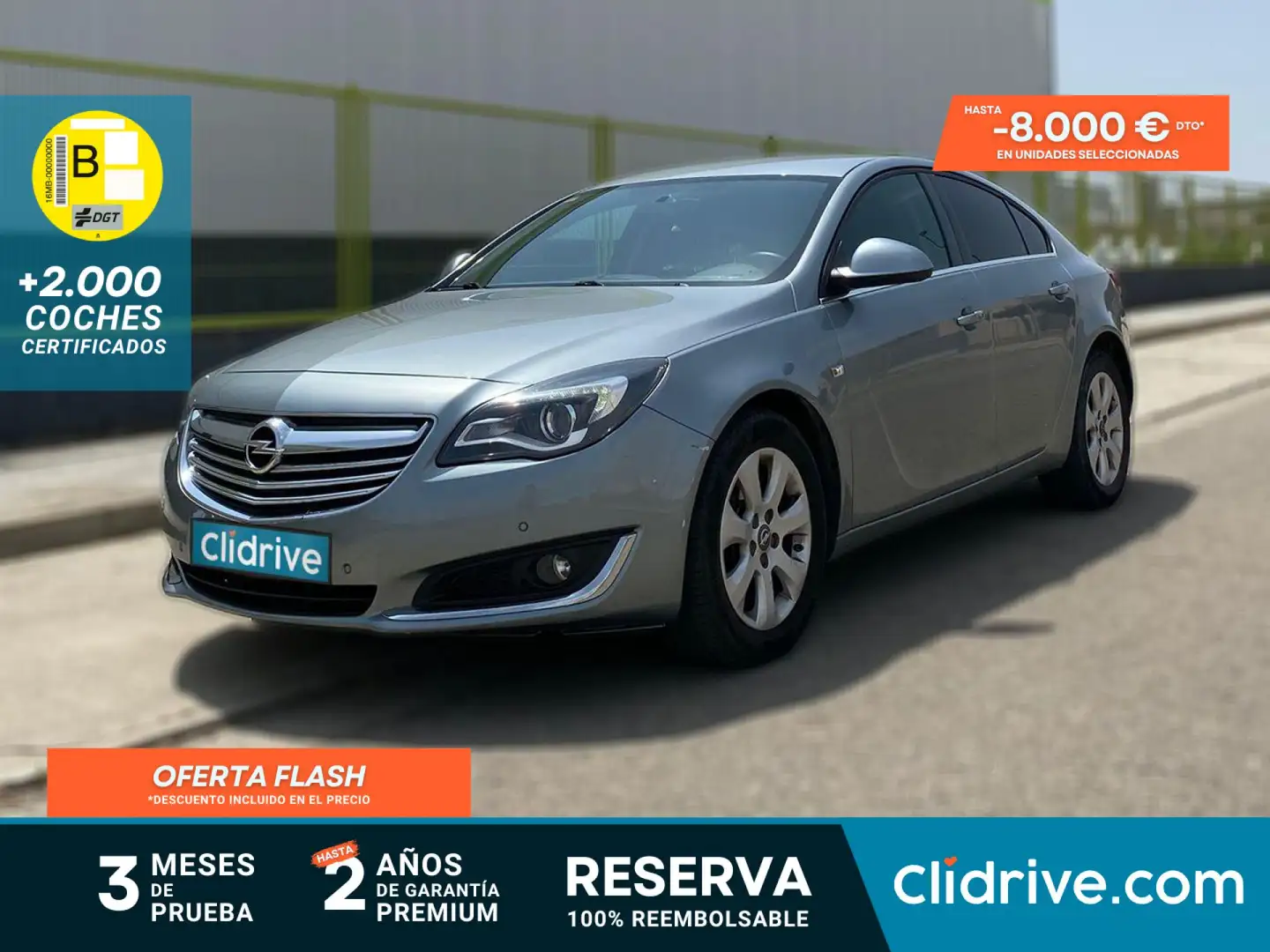 Opel Insignia 2.0CDTI Selective Aut. Gris - 1