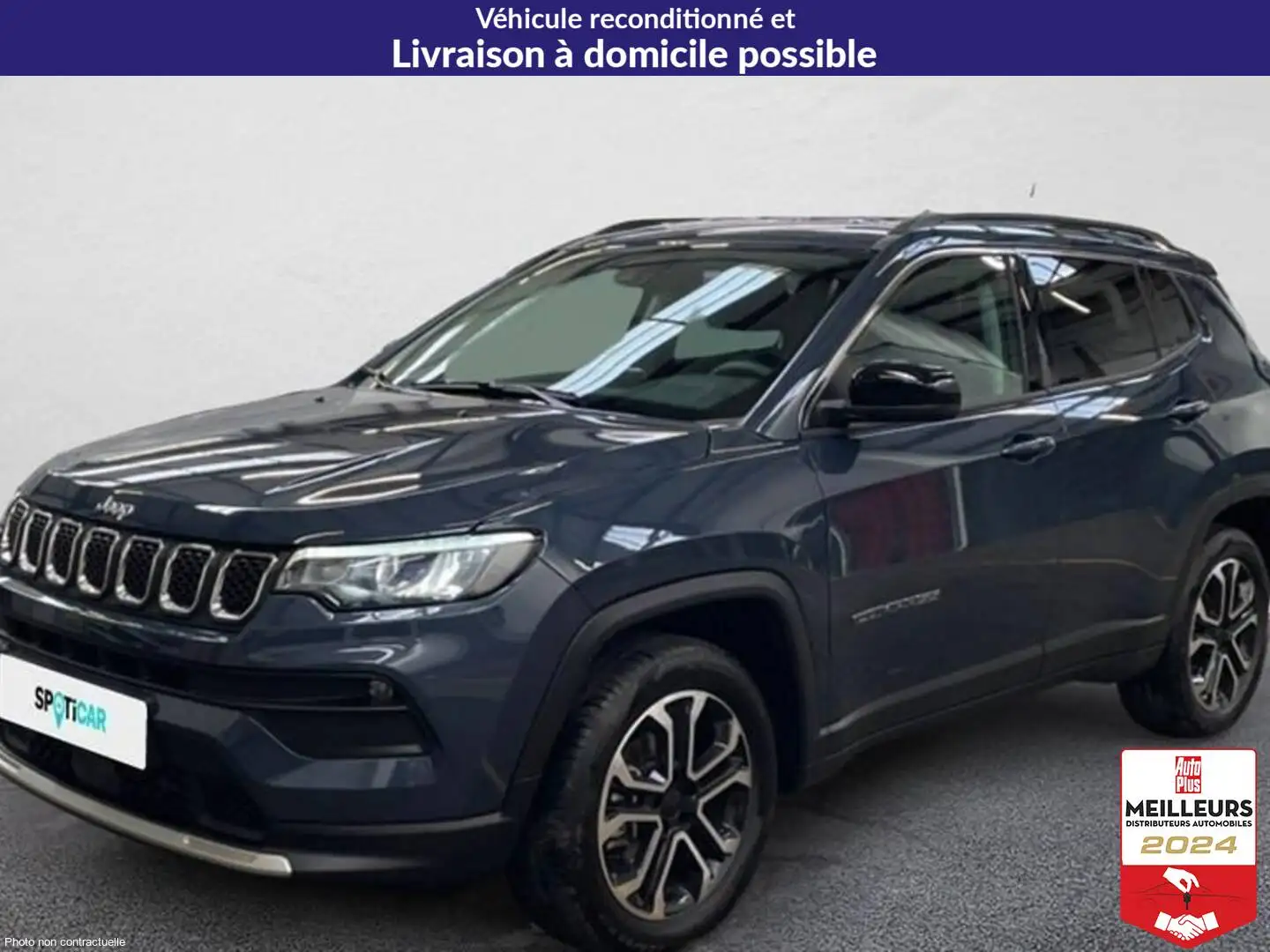 Jeep Compass 1.3 phev t4 190 ch 4xe eawd limited Bleu - 1