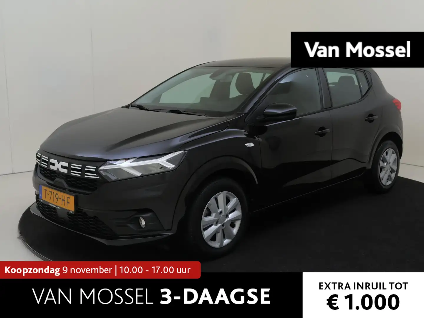 Dacia Sandero 1.0 TCe 90PK Expression | Parkeersensoren Achter | Zwart - 1