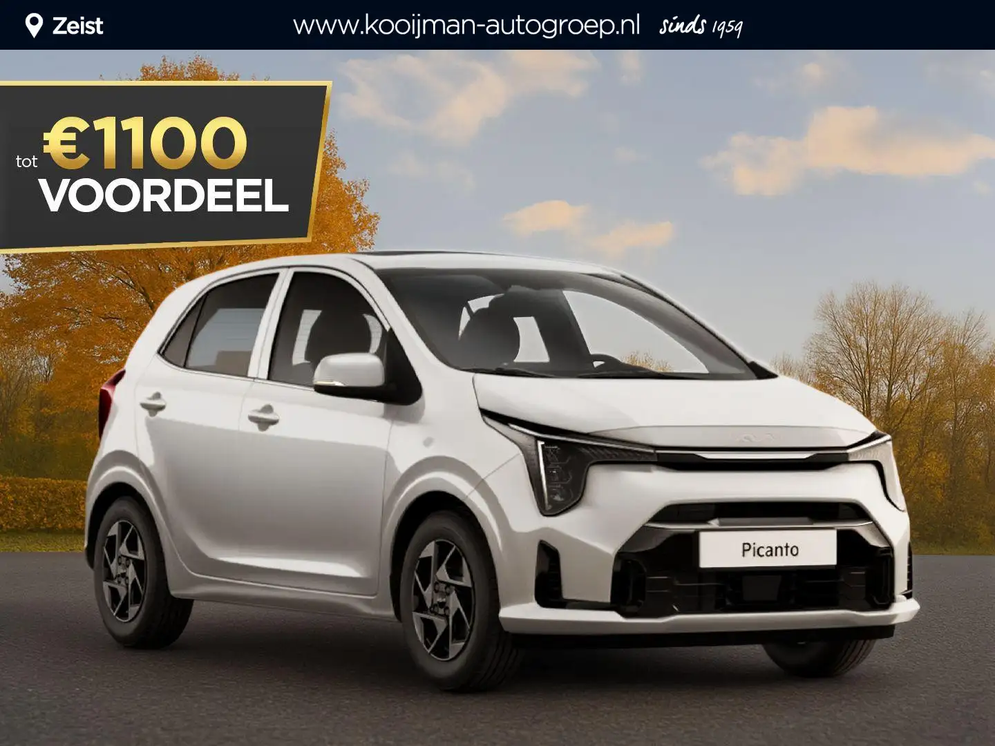Kia Picanto 1.0 GDi DynamicLine Nu €1.100,- voordeel! Nu tijde Grün - 1