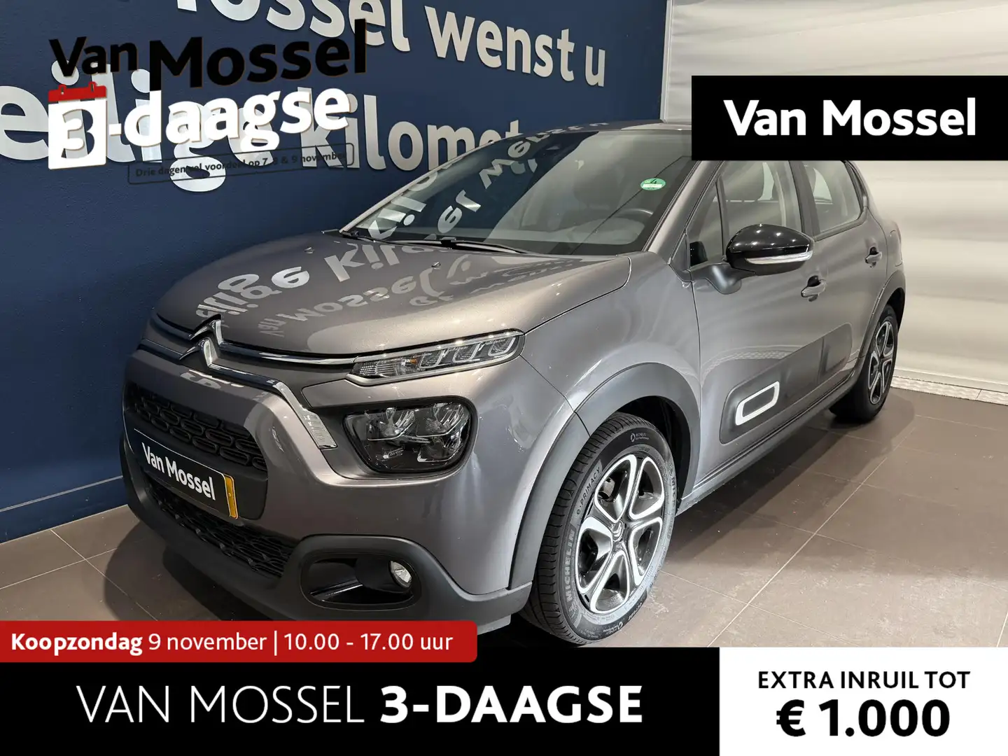 Citroen C3 1.2 PureTech Plus | Climate control | Apple Carpla Grijs - 1