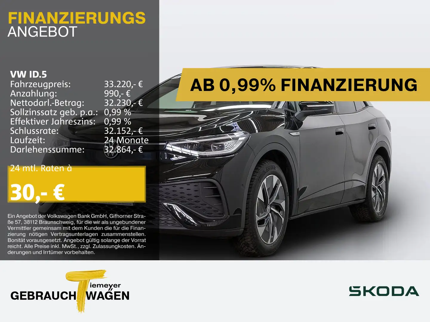 Volkswagen ID.5 PRO LM21 AHK KAMERA NAVI Fekete - 1
