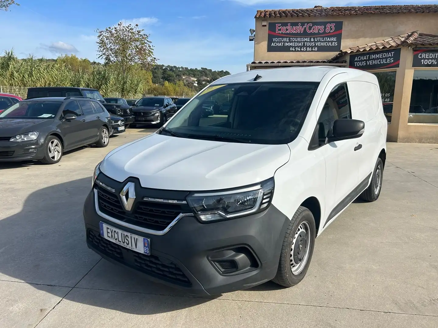 Renault Kangoo L1 1.5 BLUE DCI 95CH GRAND CONFORT SESAME OUVRE TOI - 22 Blanc - 1
