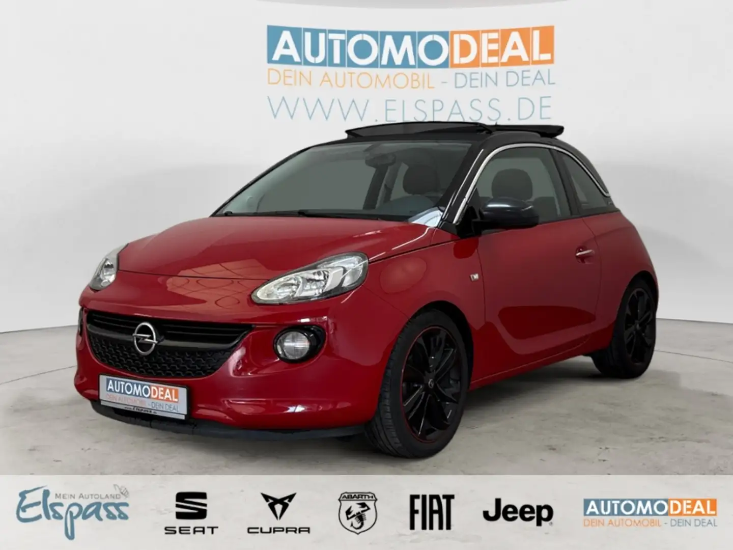 Opel Adam Open Air PANODACH SITZ.HZG TEMPOMAT LENK.HZG APPLE Rot - 1