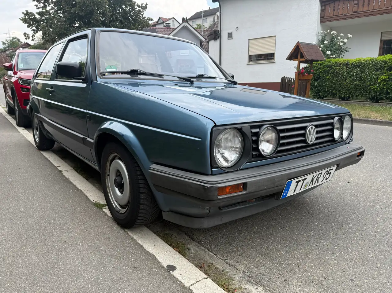 Volkswagen Golf II Gewindefahrwerk eingetragen Historie vorhanden Herstellernr.0600 Typ.696047 72 PS Original Lack, foto 7