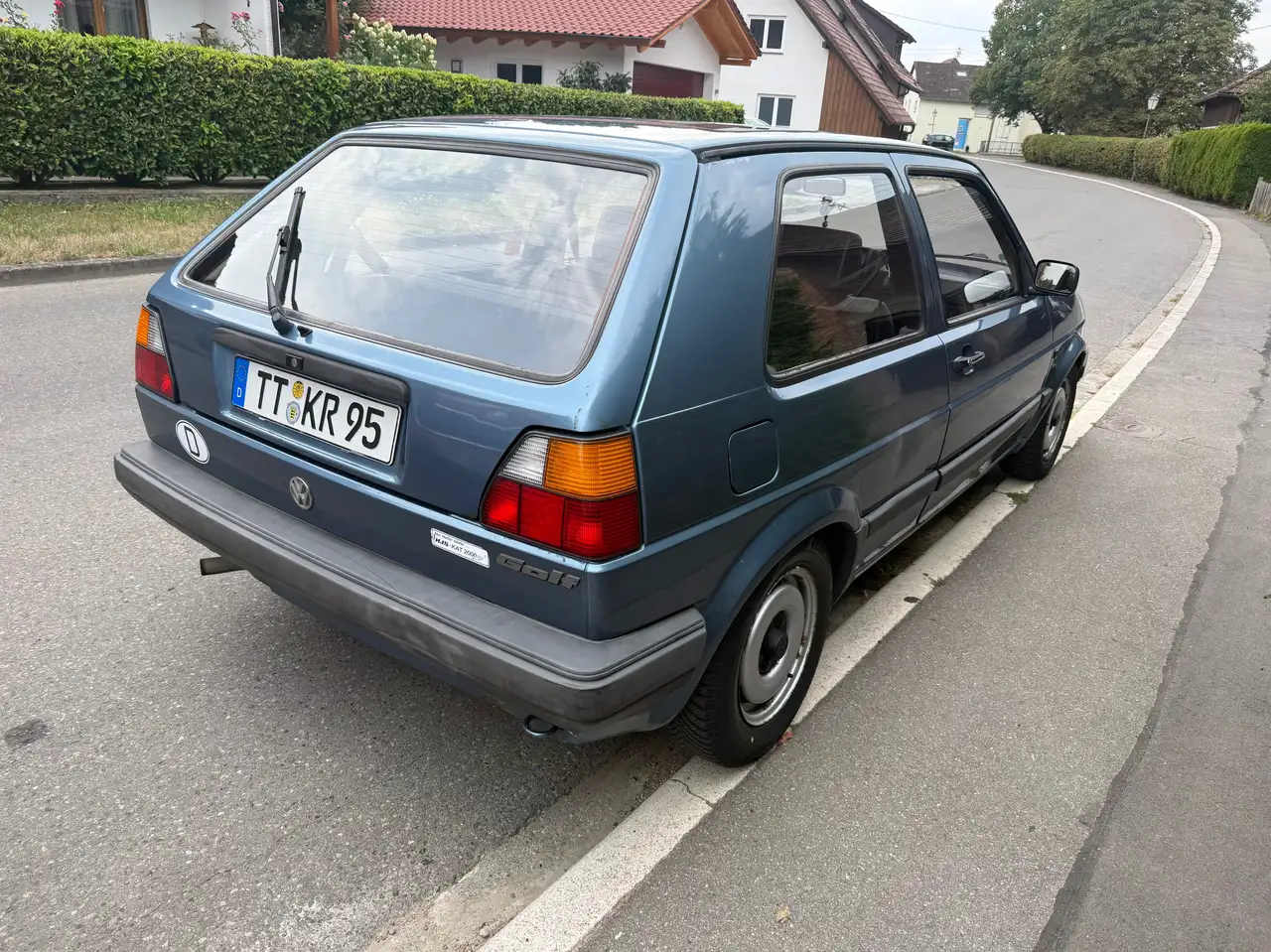 Volkswagen Golf II Gewindefahrwerk eingetragen Historie vorhanden Herstellernr.0600 Typ.696047 72 PS Original Lack, foto 2