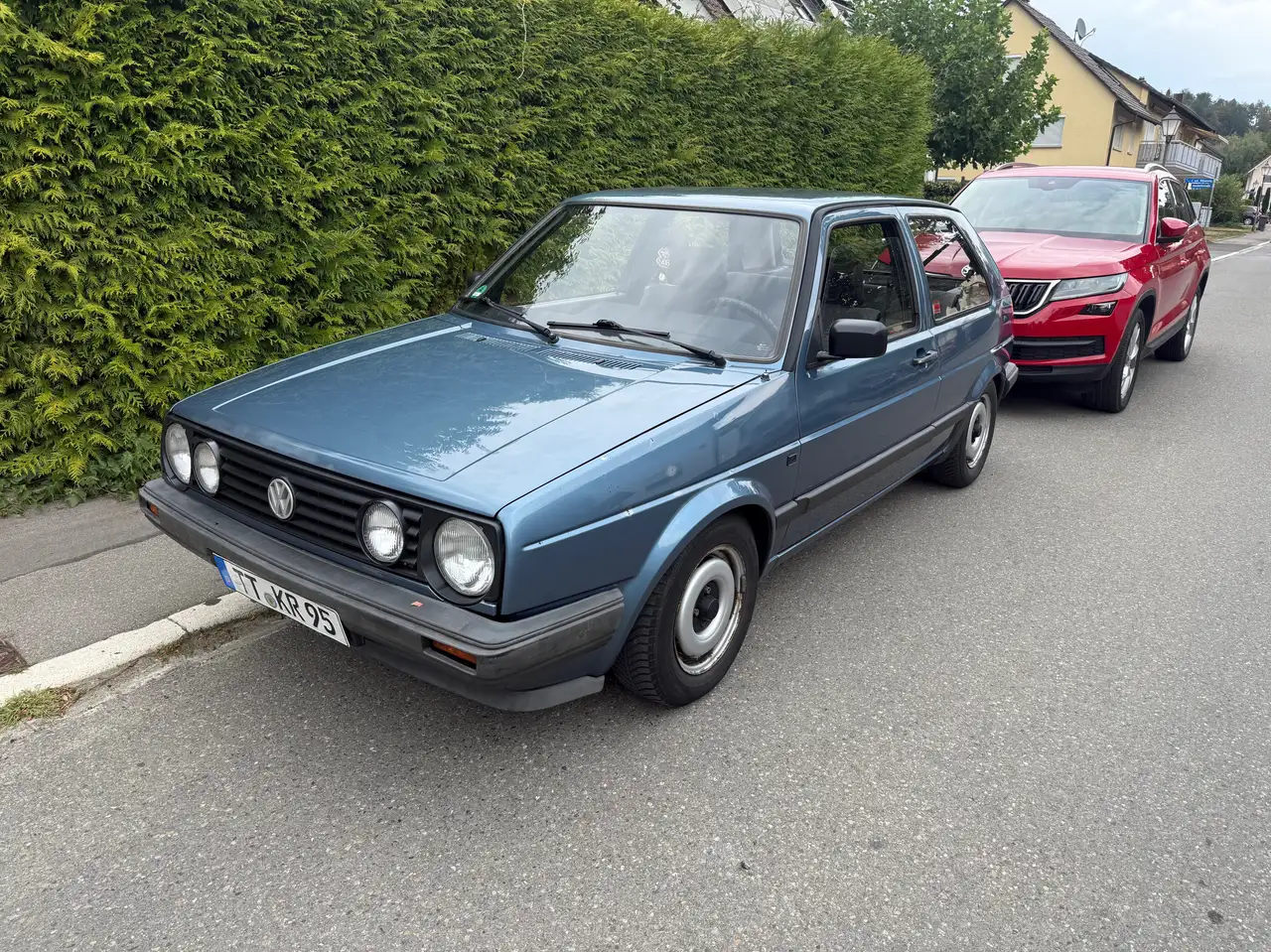 Volkswagen Golf II Gewindefahrwerk eingetragen Historie vorhanden Herstellernr.0600 Typ.696047 72 PS Original Lack, foto 3