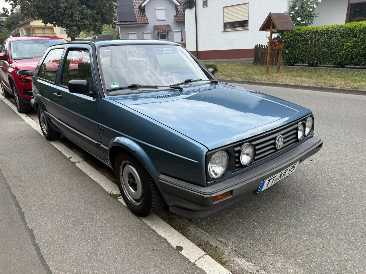 Volkswagen Golf II Gewindefahrwerk eingetragen Historie vorhanden Herstellernr.0600 Typ.696047 72 PS Original Lack, foto 1