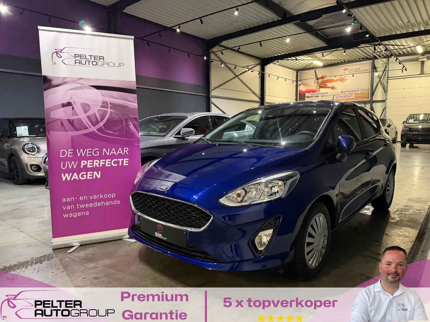 Ford Fiesta 1.1i Trend PDC Lane Assist Zetelverwarming Bleu - 1