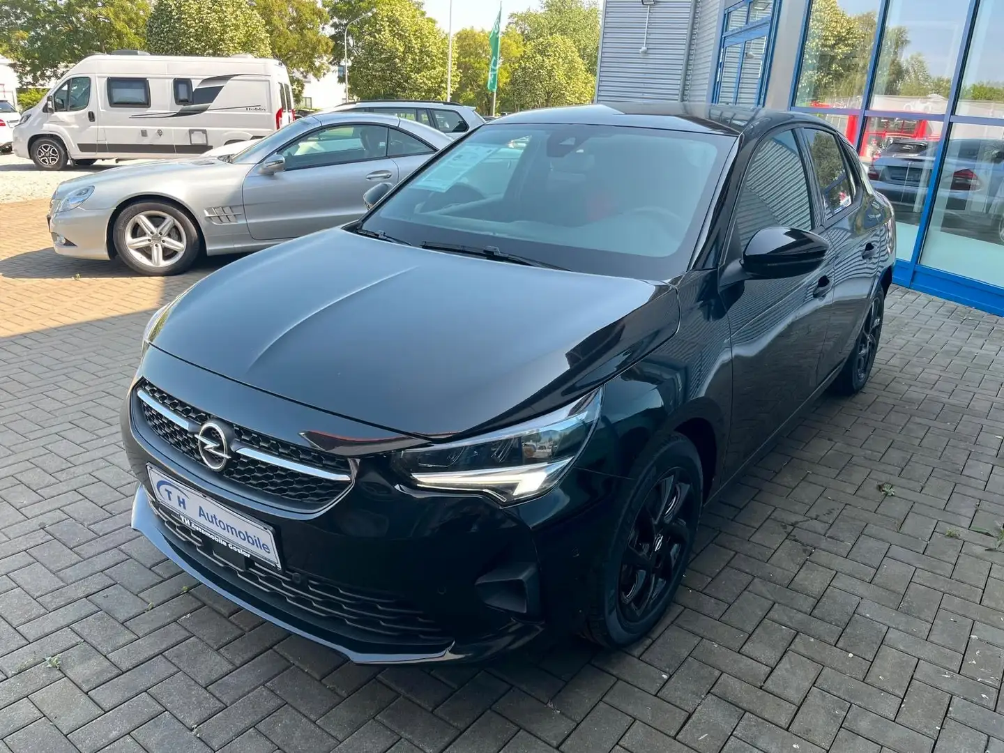 Opel Corsa F GS Line-1.100 km- Nero - 2