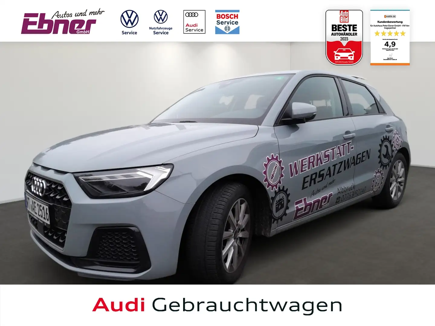 Audi A1 Sportback ADVANCED 25TFSI S-TRONIC LED+KEYLESS+NAV Gris - 1