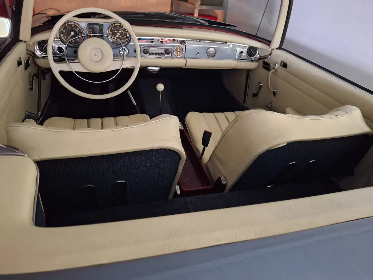 Mercedes-Benz SL 280 Pagode 03/1968 Note 2+ 4-Gang Blaumetallic Leder, foto 12